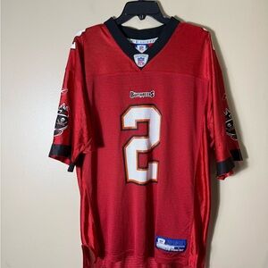 Vintage Y2K Reebok Bucs Chris Simms #2 Jersey Red Size Large